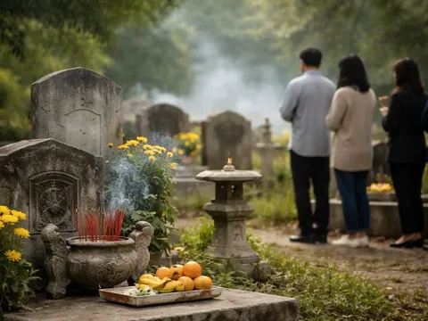 Người xưa kiêng nói lớn tiếng ở khu mồ mả vì lý do gì?