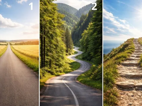 Quiz: Chọn 1 con đường để biết bạn là người an phận hay sinh ra để bứt phá