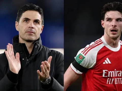 Arteta lên tiếng vụ Declan Rice nổi đóa với trợ lý HLV Arsenal