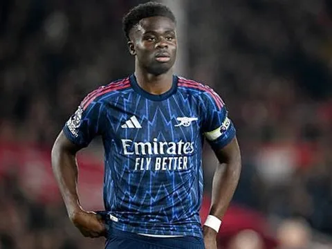 Lý do Arteta không xếp Saka đá chính trước Forest