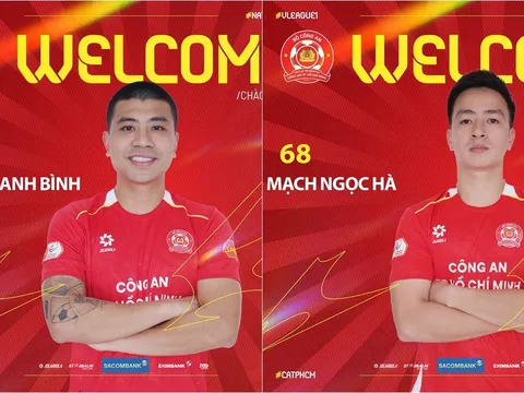 CA TP.HCM kích nổ cú đúp chuyển nhượng từ Ninh Bình