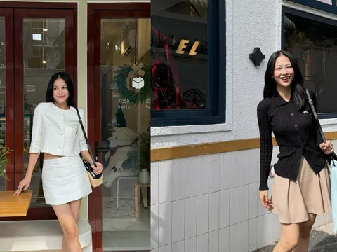 Học lỏm loạt công thức mix đồ đông xuân của Hoa hậu Phương Khánh