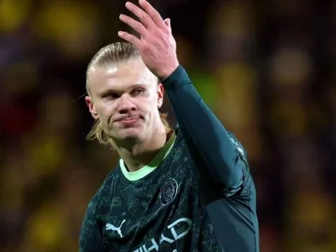 Haaland gọi màn trình diễn của Man City là nỗi nhục