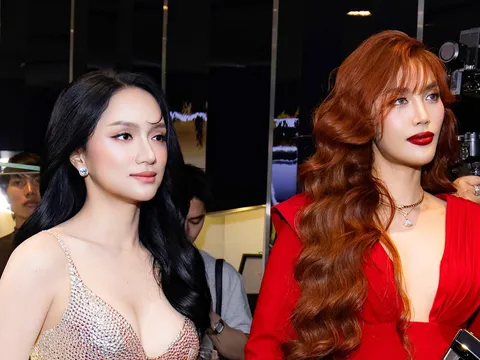 Hương Giang, Lan Khuê đọ sắc khi chung khung hình, netizen tấm tắc khen dâu hào môn hợp son đỏ