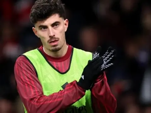 Arsenal lo ngại thể lực Havertz trước đại chiến MU