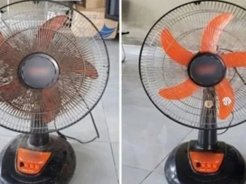 Cách vệ sinh quạt điện không cần tháo khung: Chỉ 5 phút, quạt sạch bong như mới, gió mát tức thì