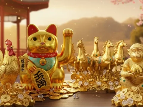 Cửa Tiền Cửa Lộc mở ra: 3 con giáp Cá Gặp Nước Lên, số hên trúng mánh