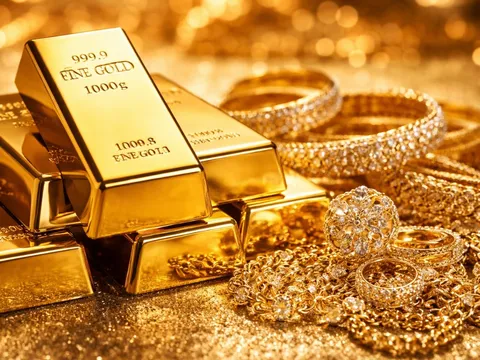 Bảng giá vàng 9999 24K 18K SJC DOJI PNJ hôm nay 25/1/2026