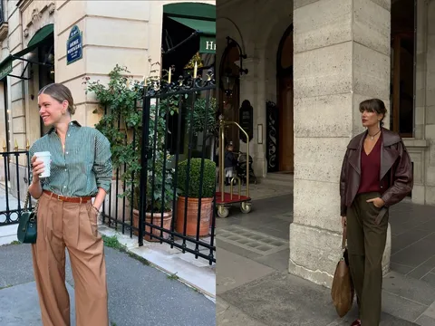 Quần ống rộng – biểu tượng phong cách Pháp hiện đại