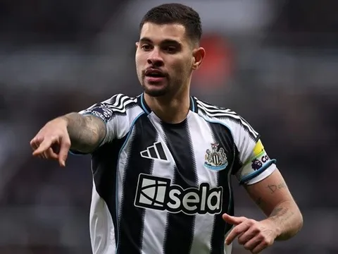Newcastle trả giá vì hội chứng phụ thuộc vào Bruno Guimaraes