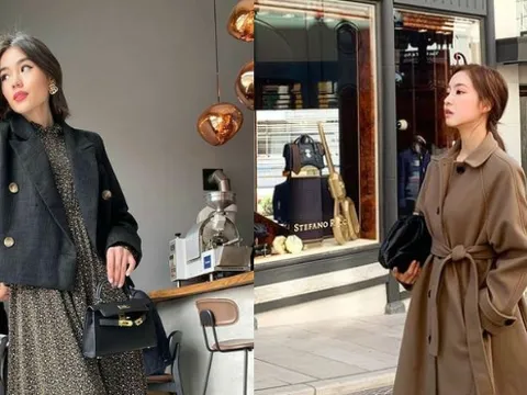 Cách phối áo khoác và chân váy để mặc đẹp và tôn dáng