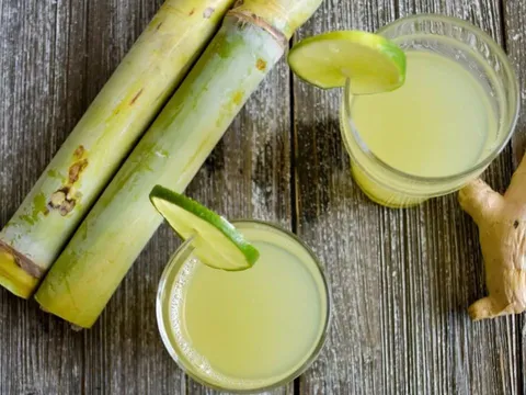 Cách uống nước mía chanh gừng giúp giảm cân, eo thon gọn