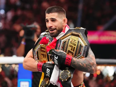 Ilia Topuria mỉa mai Pimblett là 'cây xúc xích', gửi lời khiêu chiến đanh thép đến Justin Gaethje