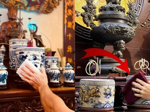 3 đại kỵ khi lau dọn bàn thờ, tỉa chân nhang, lỗi số 2 nhiều nhà mắc phải mà không biết