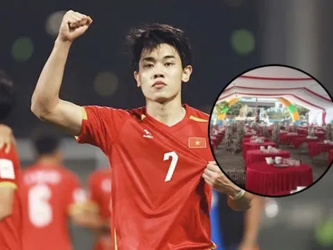 Đình Bắc mở tiệc đãi 1800 khách mừng chiến tích U23 châu Á