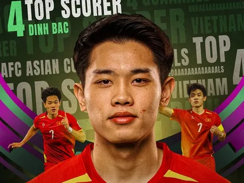 Chủ tịch VFF vinh danh Vua phá lưới Đình Bắc tại sân Hàng Đẫy