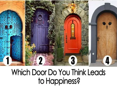 Trắc nghiệm vui: Cánh cửa bạn chọn sẽ dẫn bạn đến con đường hạnh phúc nào?
