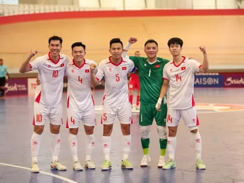 Thắng Lebanon 2-0, futsal Việt Nam rộng cửa vào Tứ kết