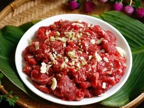 Ướp thịt bò chỉ cho vào 1 thứ: Thịt ngọt, không sợ dai