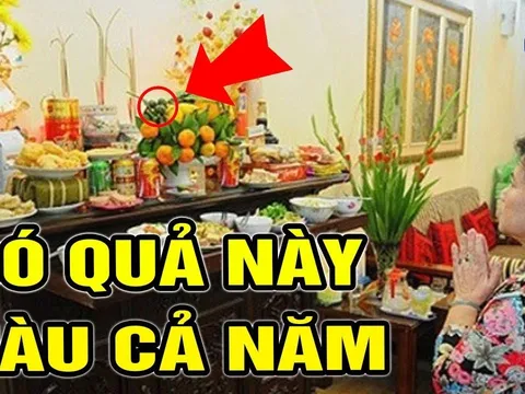 Tổ Tiên dặn kỹ: 'Giao thừa cúng 5 quả, phú quý, phúc lộc ắt theo về', 5 quả đó là gì?