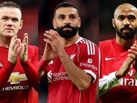 Salah vượt Rooney và Henry, xây chắc di sản tại Anfield