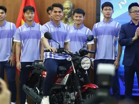 U23 Việt Nam nhận dàn xe máy gần 1 tỷ đồng