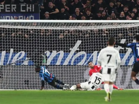 Atalanta hủy diệt Juventus 3-0 để giành vé bán kết Coppa Italia