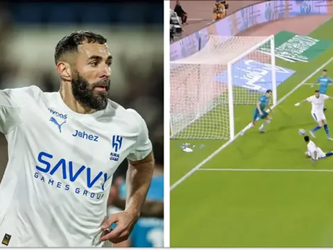 Benzema lập hat-trick ra mắt giúp Al Hilal thắng 6-0