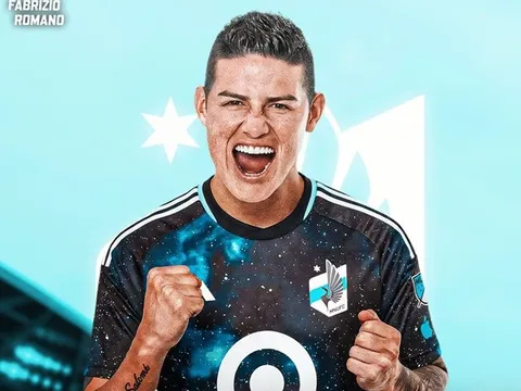 James Rodriguez đạt thỏa thuận đến Minnesota United