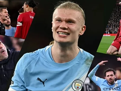 Ba điểm kịch tính tại Anfield đưa Man City trở lại đường đua