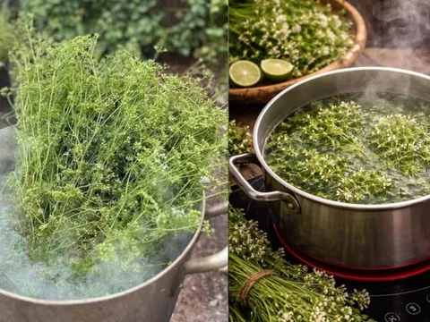 Vì sao cuối năm nên tắm bằng nước mùi già?