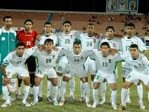 Lịch sử tuyển Iraq: Từ bóng tối chiến tranh đến đỉnh cao châu Á