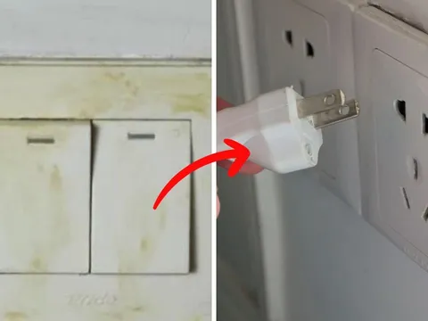 Công tắc điện trong nhà bám bẩn đừng lau bằng nước: Lau bằng thứ này vừa sạch bong lại an toàn