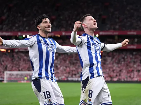 Sociedad thắng Athletic Club 1-0 tại bán kết Copa del Rey