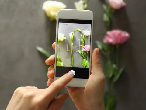 Mẹo chụp ảnh hoa Tết đẹp lung linh bằng điện thoại