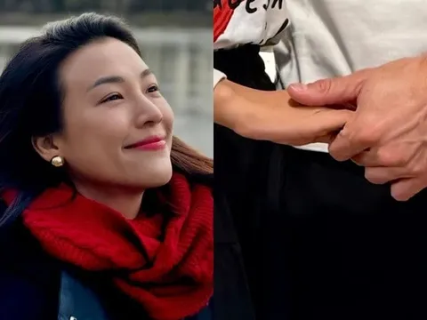 Á hậu Hoàng Oanh úp mở khoe bạn trai mới sau 4 năm ly hôn?