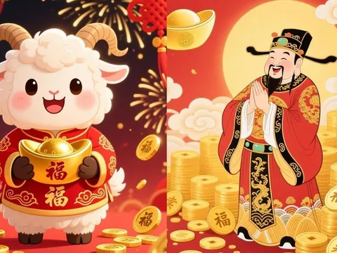 Gà gáy sang canh, đúng đêm Giao thừa, 3 tuổi nhận lộc Thần Tài, năm mới tiền vào như nước