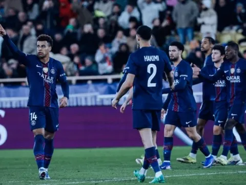 5 điểm nhấn Monaco 2-3 PSG: Kẻ đóng thế Doue rực sáng; Bước ngoặt thẻ đỏ