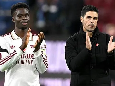 Arteta chốt vai trò mới cho Saka sau trận thắng Wigan