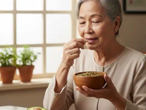 Sau 60 tuổi, ăn hạt bí đỏ thế nào mới tốt? 5 lưu ý nhiều người bỏ qua