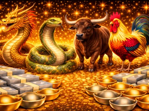 3 con giáp Ra Cửa Tiền ùa về, khai xuân Lộc đua nhau đến