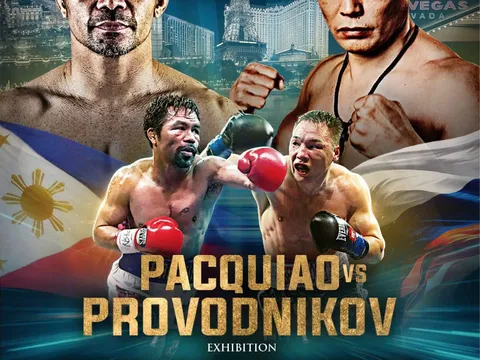 Manny Pacquiao tái xuất, đối đầu 'Rocky Siberia' Ruslan Provodnikov trong trận đấu biểu diễn