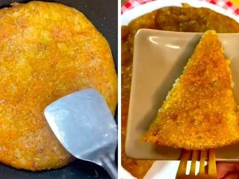 Rán bánh chưng đừng chỉ đổ dầu, thêm thứ bày vào chảo bánh giòn vỏ, không ngây