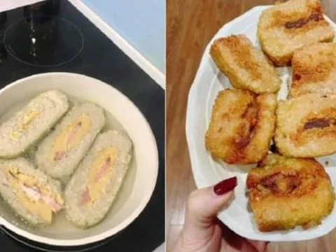 Rán bánh chưng đừng chỉ dùng dầu ăn: Thêm 1 nguyên liệu này để vỏ giòn rụm, trong mềm dẻo, ăn không hề ngấy