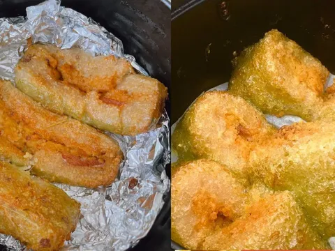 Mẹo rán bánh chưng không dùng dầu mỡ vẫn giòn, ăn không bị ngấy