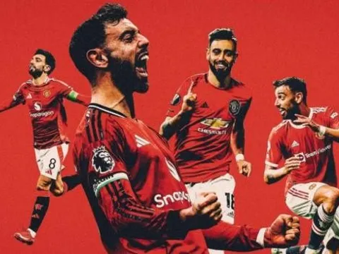 Xếp hạng 6 mùa giải của Bruno Fernandes tại Man Utd