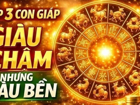 Giàu Chậm Nhưng Bền, 3 con giáp Chạm Đỉnh Tiền Tài, 1 tuổi vươn lên hứng lộc