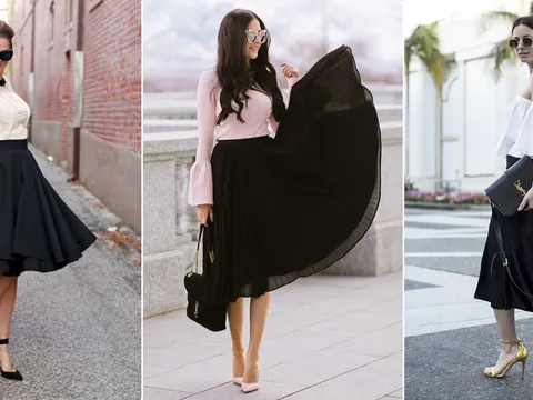 Mặc váy đen sao cho đẹp: bí quyết phối đồ thanh lịch và sang trọng