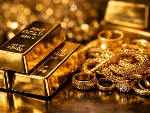 Bảng giá vàng 9999 24K 18K SJC DOJI PNJ hôm nay 24/2/2026