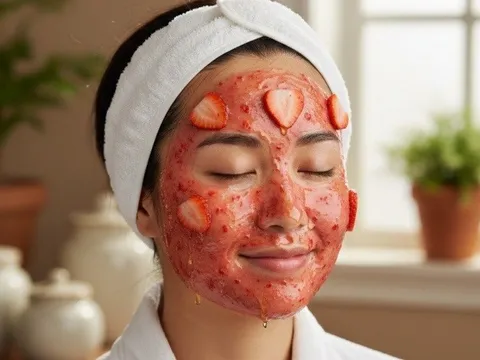 Công thức chăm sóc da từ dâu tây dễ thực hiện